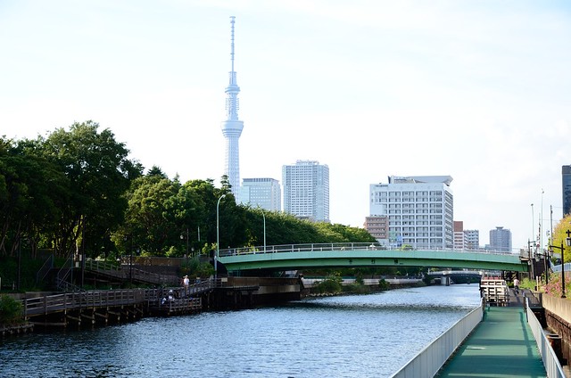 The Yoko-jikken River and Tokyo Sky Tree