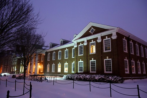 UD's Sharp Lab in Snow Storm