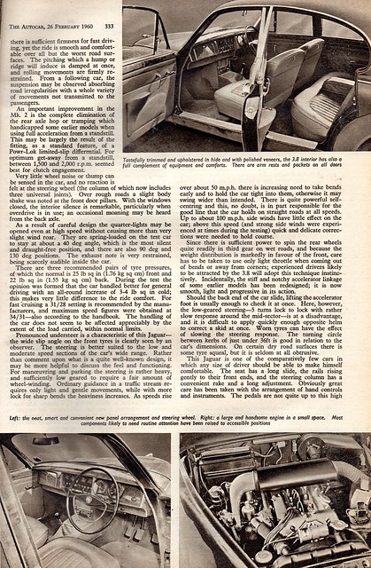 Jaguar Mk2 3.8 Road Test 1960 (2)