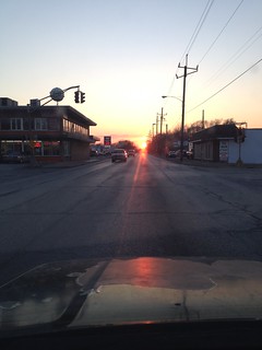 Sunset Along US 6 in Gary, IN