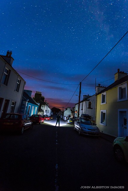 Power-cut & Milky Way, Kirkowan, Wigtownshire