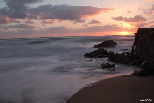 IMG_0350 by Nicholas Patta, sunset sea tramonto mare sardinia dune piscinas spiaggia sabbia scogli acquasetata