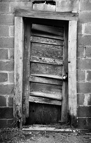 louisiana plaindealing door entrance rotted dilapidated bw abandoned northlouisiana