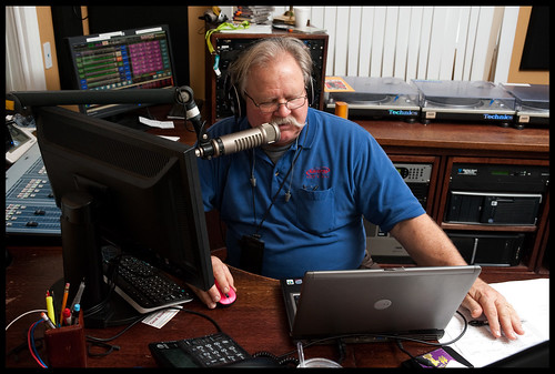 Big D on the air.  Photo by Ryan Hodgson-Rigsbee www.rhrphoto.com