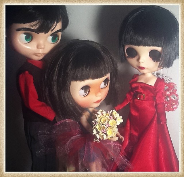 Blythe-a-Day September #24: Tags (!!!): Reunited Part 1: The Three La Rues
