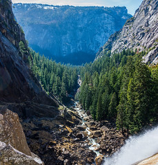 The Mist Trail from Vernal Fall