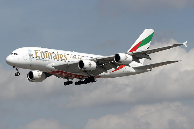 A6-EEC Emirates Airbus A380-861