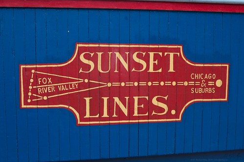 Sunset Lines by H. Michael Miley, Service Chicago's Western Suburbsrailroad electric museum train rail interurban cae irm illinoisrail