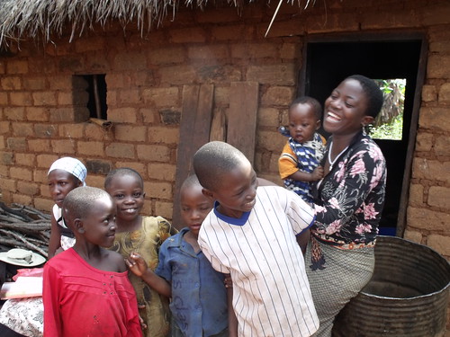 Family in Tanzania learning about preventative healthcare for their farms