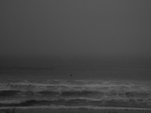 Waves and overcast at Ocean Beach, San Francisco (2013)