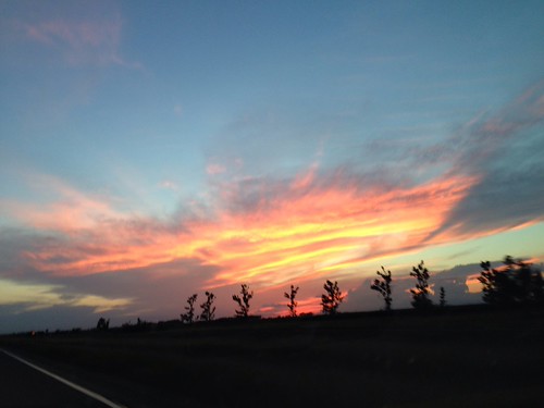 first sunset by crosscountryphillips, 