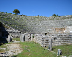 Sanctuary of Zeus, Dodona: theater, looking N