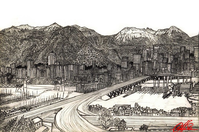 Vancouver (pencil drawing)