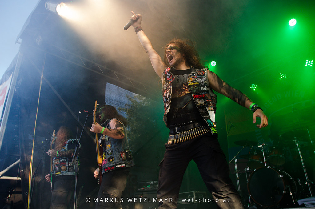Austrian Thrash Metal band MORTAL STRIKE performing live at Donauinselfest 2013 Festival in Vienna, Austria on June 23, 2013 during the "Metalheads Against Racism Vol. 2" concert on SJ (socialist youth) stage.

© Markus Wetzlmayr | <a href="https://www.wet-photo.at" rel="noreferrer nofollow">www.wet-photo.at</a>
NO USE WITHOUT PERMISSION.