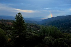 Rainbow over Sycamore Creek canyon