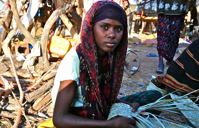 Etiopia-Dancalia-Afar nomads village Ahmed Ela