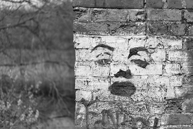 Face on a wall