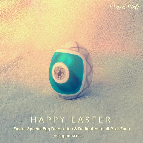Easter Special...  #happy #easter #decorative #egg #pixlr #pixlrcritters #cute #greatday #greatpeople #becreative #friends #instagramlovers #pixlrlovers #music #fun sorry for the fuzzy picture, a 5MP cam with me. | by Aju punnakkal