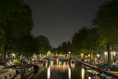 Amsterdam Canals at Night