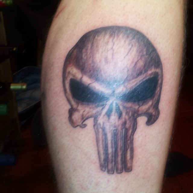 Punisher. #tattoo #punisher #tattooconnection #skulltattoo… | Flickr