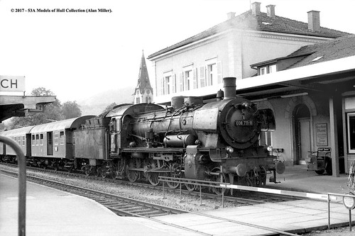 deutschebundesbahn db br38 class038 460 steam passenger hausach badenwürttemberg germany train railway dampflok zug eisenbahn deutschland locomotive railroad