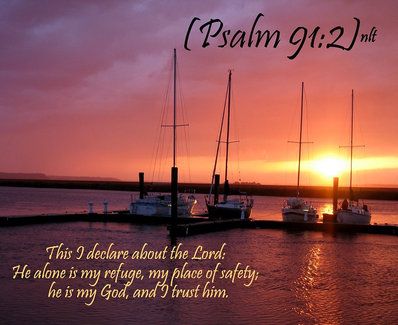 Psalm 91:2 nlt, 07-02-13 Today's Bible Scripture., AiJunkie