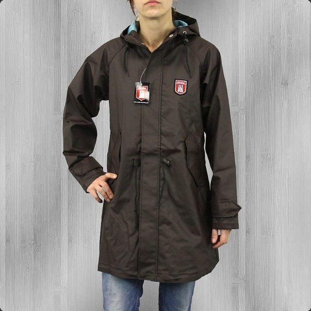 brown Derbe raincoat