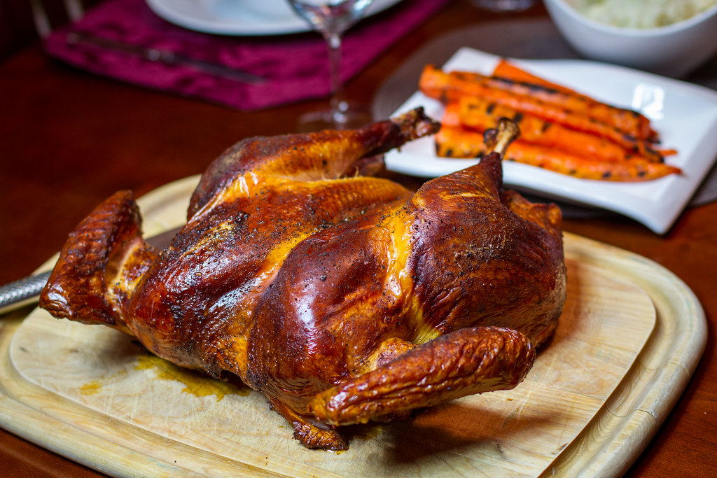 Grilled Thanksgiving Turkey | Blog Post: Grilled Spatchcocke… | Flickr