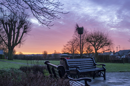 Sunrise over Saxon's Rest #3 by damiendavis, I was literally sat drinking coffee, in my pyjamas, when I noticed the amazing sky outside. I hurrie