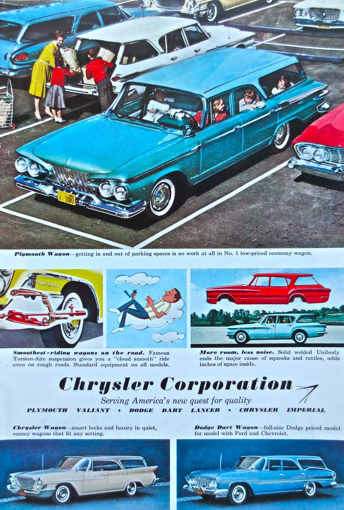 Original Vintage Advertising for 1960 Plymouth Station Wagon 