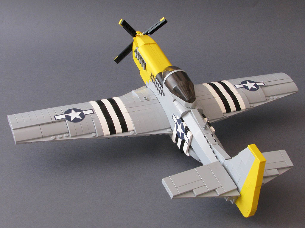 plane, fighter, lego, mustang, p51.