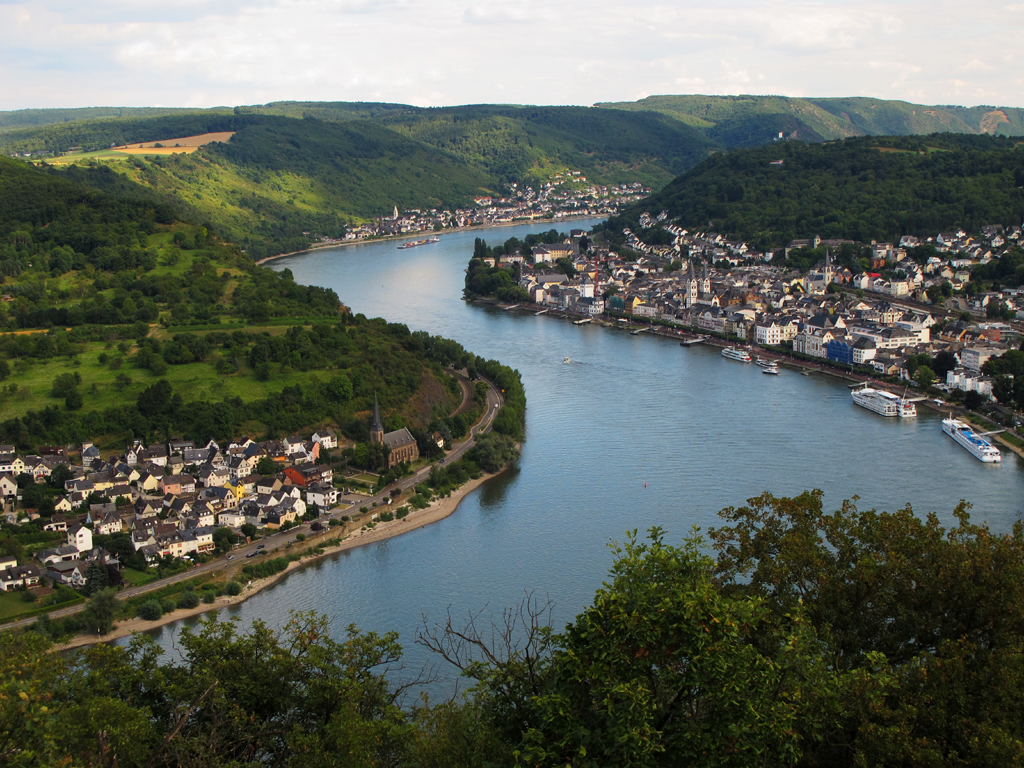 View of the Rhine Valley by Batikart