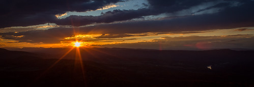 sunset mountains skyline drive virginia view valley vista shenandoah