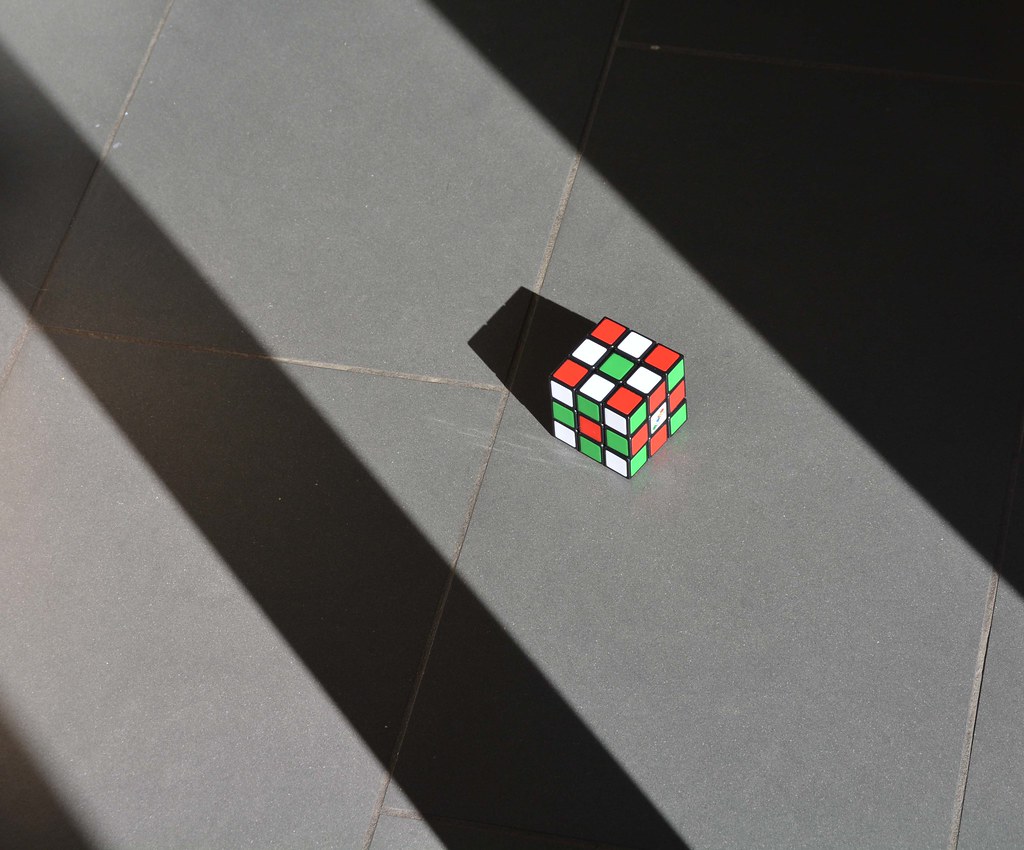 Un cubo tricolore