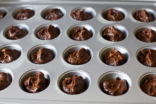 making mini-muffin size brownies | by smitten kitchen