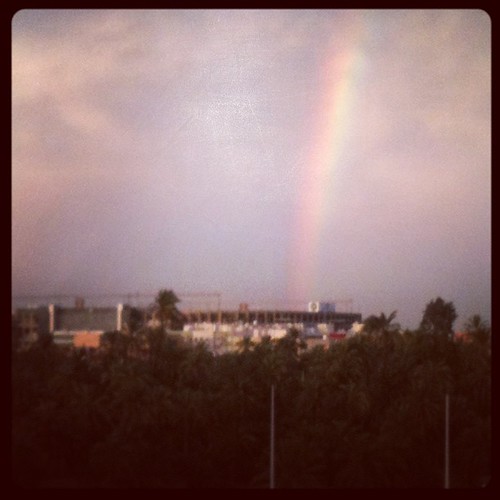 #Rainbow #ElcheCF #instasummer #Instaautum #colors #Elche | by bernilost