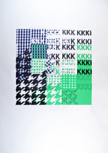 Poppy Riddell 25 Squares | October 2013 Guache paint, permanent marker, fi… | Flickr