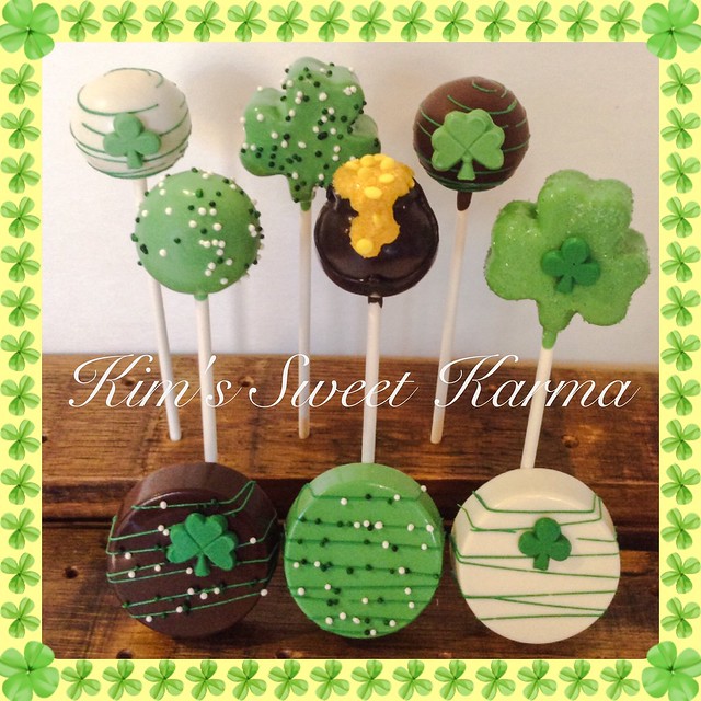St. Patrick's Day cake pops