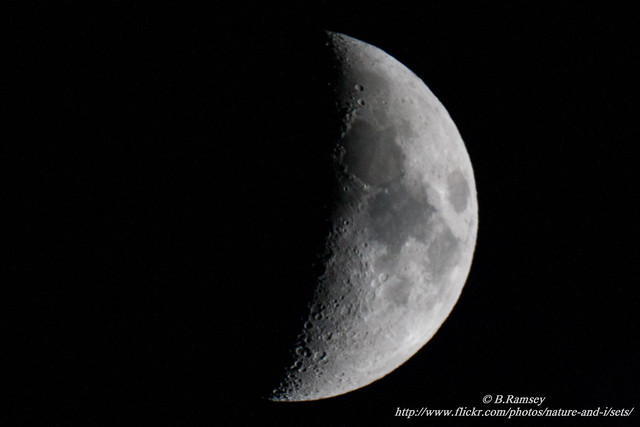 First photograph of the moon using my Canon 30D and Meade 90 etx telescope.