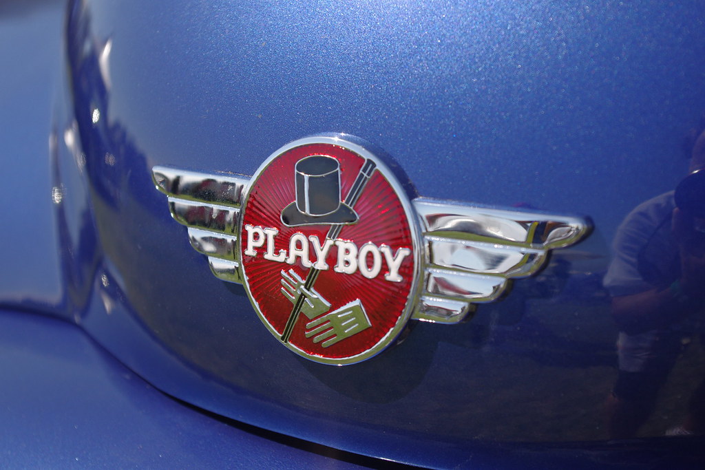 Emblem of the Playboy car