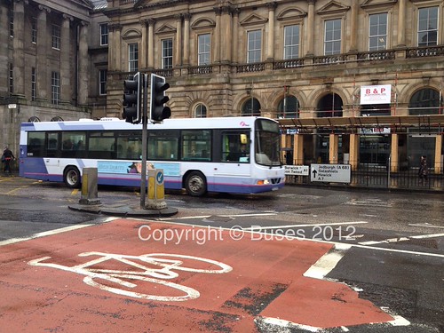 First Midland Bluebird's Scania L94U Wright Axcess floline (V527ESH) 62385 | by Buses2012