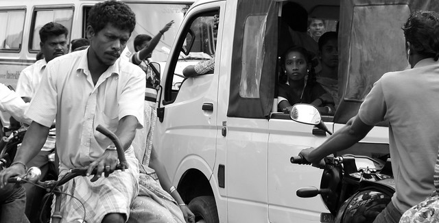 0202 Traffic Jam leaving Pondicherry