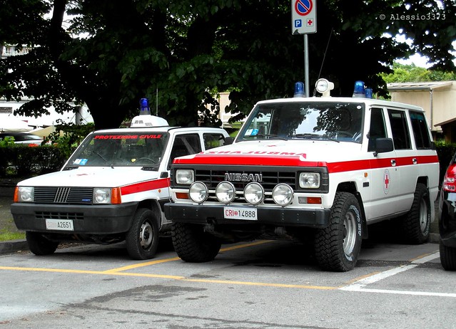 Fiat Panda 4x4 - Nissan Patrol S.W. Ambulanza