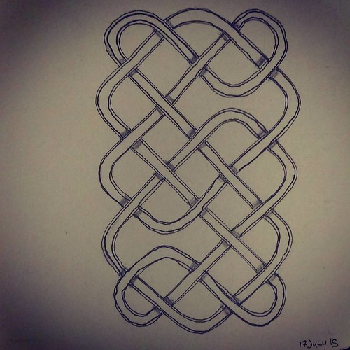 Second go at a Celtic knot. Some things were much more suc… | Flickr