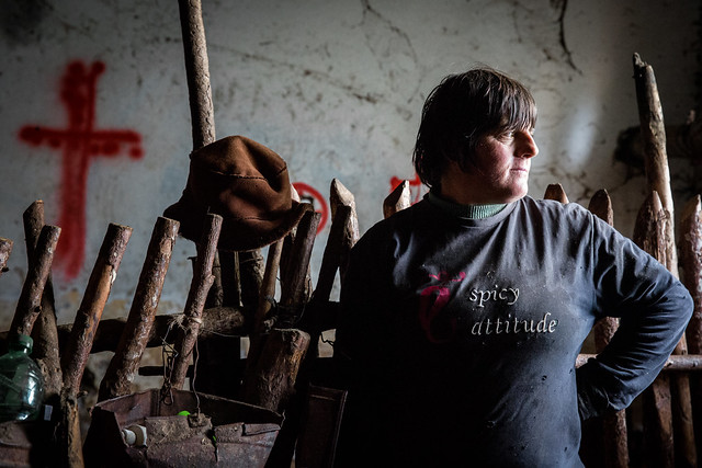 In a sheepfold in Leskoviku