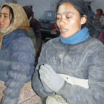 48 Ladakh Leh prosterneren