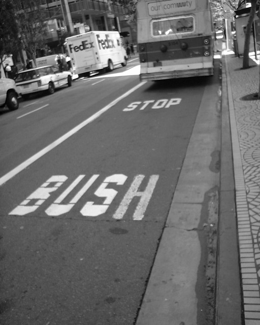 bus(h) stop