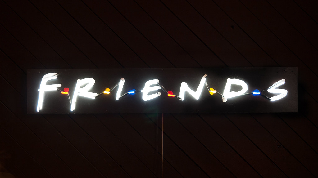 Friends | Audience welcome sign from Friends on the Warner B… | Flickr