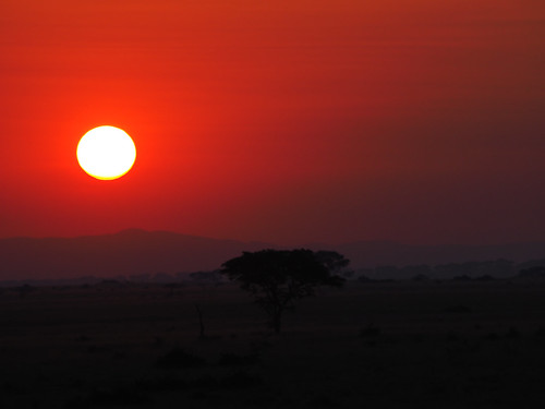 africa sunrise views uganda queenelizabethnationalpark