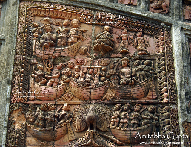 Story in Terracotta - Srimanta Merchant viewing Kamale Kamini, Joypur, Bankura